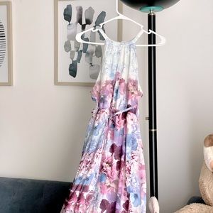 Flower Print Maxi Dress